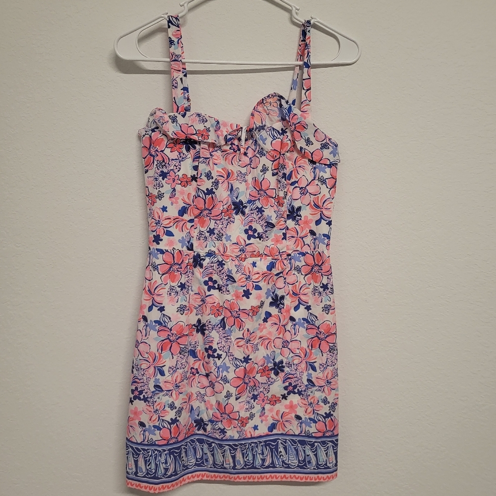 Lilly Pulitzer Neola Engineered Romper Party Like A Lobstar